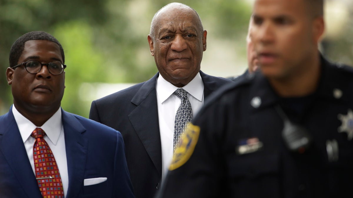  Bill Cosby arrives at a pretrial hearing in his sexual assault case at the Montgomery County Courthouse in Norristown, Pa., Tuesday, Aug. 22, 2017. (Matt Rourke/AP Photo) 