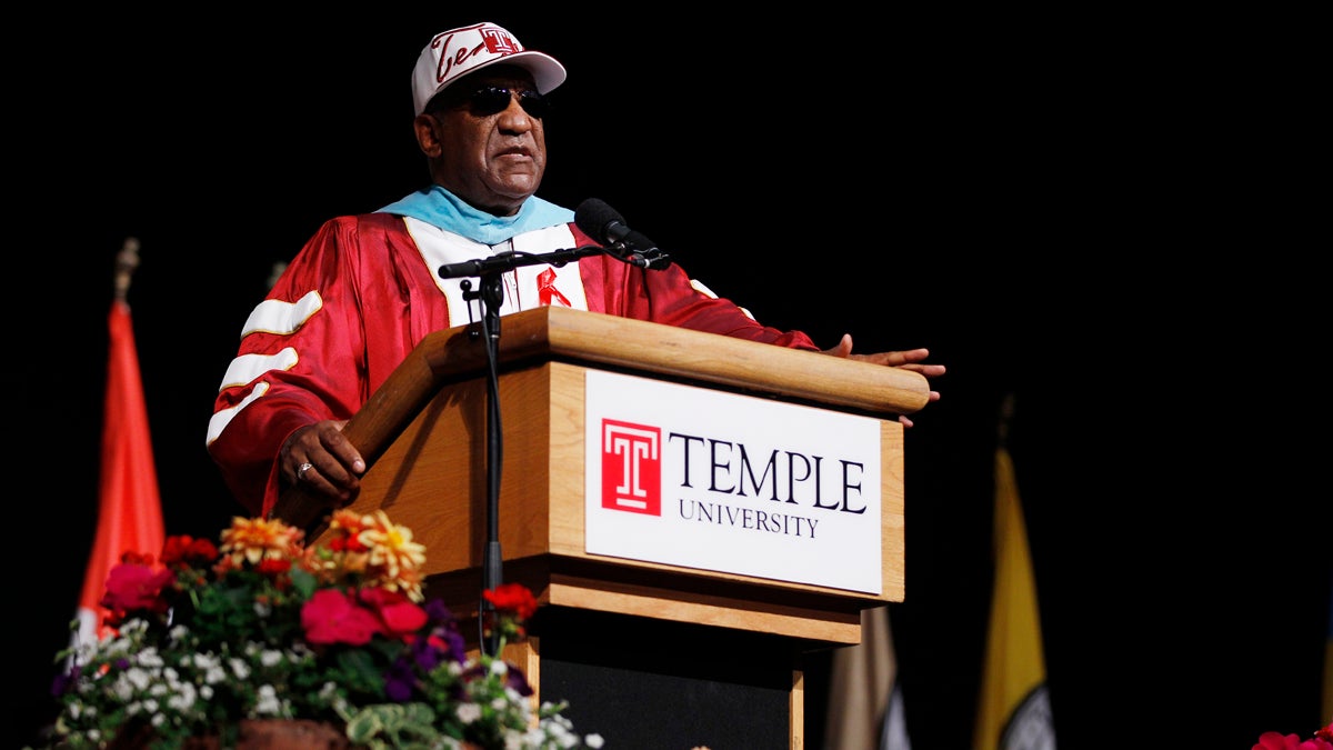 Comedian Bill Cosby at Temple University's commencement Thursday, May 12, 2011, in Philadelphia.  (Matt Rourke/AP Photo, file) 