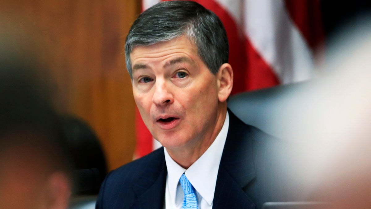  House Financial Services Committee Chairman Rep. Jeb Hensarling, R-Texas speaks on Capitol Hill in Washington, Tuesday, May 2, 2017, during the committee's hearing on overhauling the nation's financial rules. (Manuel Balce Ceneta/AP Photo) 