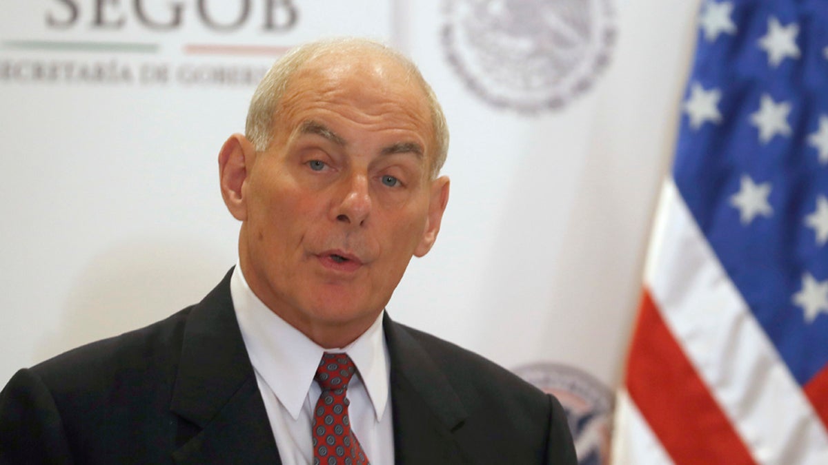  Then U.S. Homeland Security Secretary John Kelly, pictured here, Friday, July 7, 2017. (Eduardo Verdugo/AP Photo) 