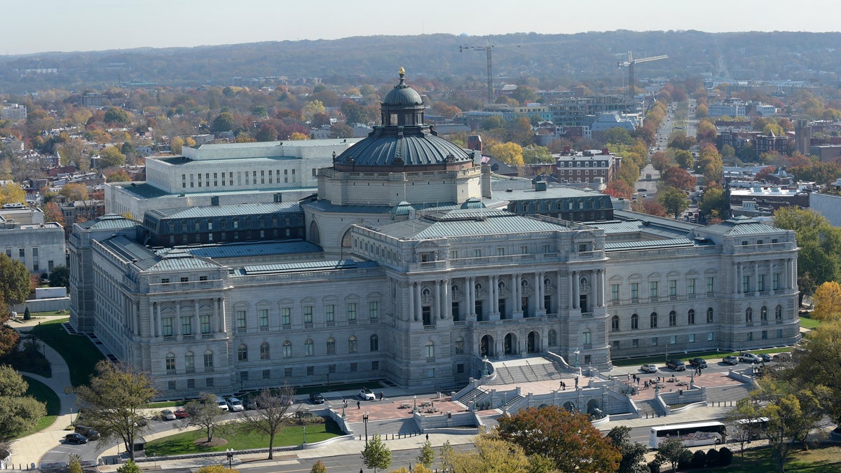  A view of the Library of Congress from the top of the Capitol in Washington, Tuesday, Nov. 15, 2016. (Susan Walsh/AP Photo) 