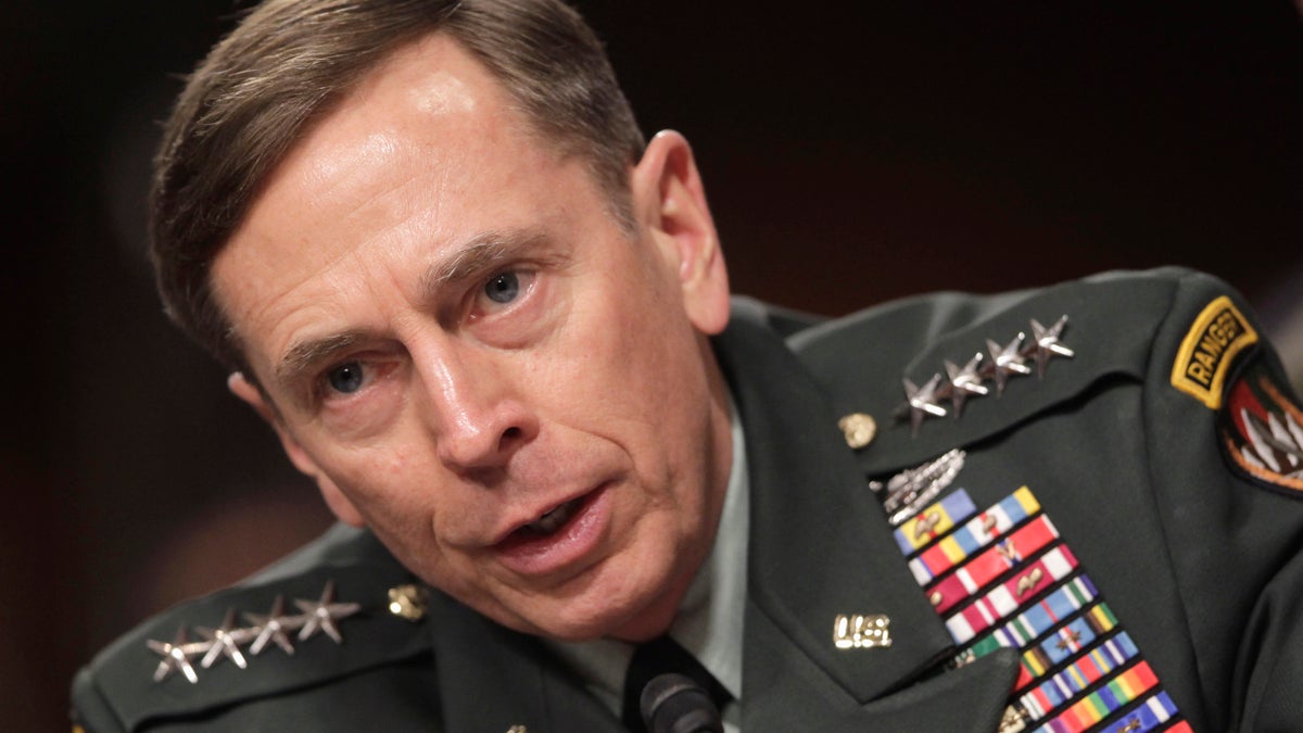  Former Director of the Central Intelligence Agency and commander of U.S. and NATO forces in Afghanistan, Gen. David Petraeus, testifies on Capitol Hill in Washington, Tuesday, March 15, 2011, before the Senate Armed Services Committee hearing on the situation in Afghanistan. (AP Photo) 