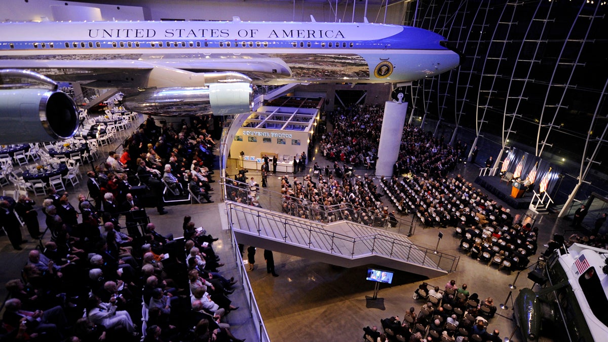  A decommissioned presidential aircraft sits in the Ronald Reagan Presidential Library and Museum, Thursday, Nov. 18, 2010, in Simi Valley, Calif. (Mark J. Terrill/AP Photo) 