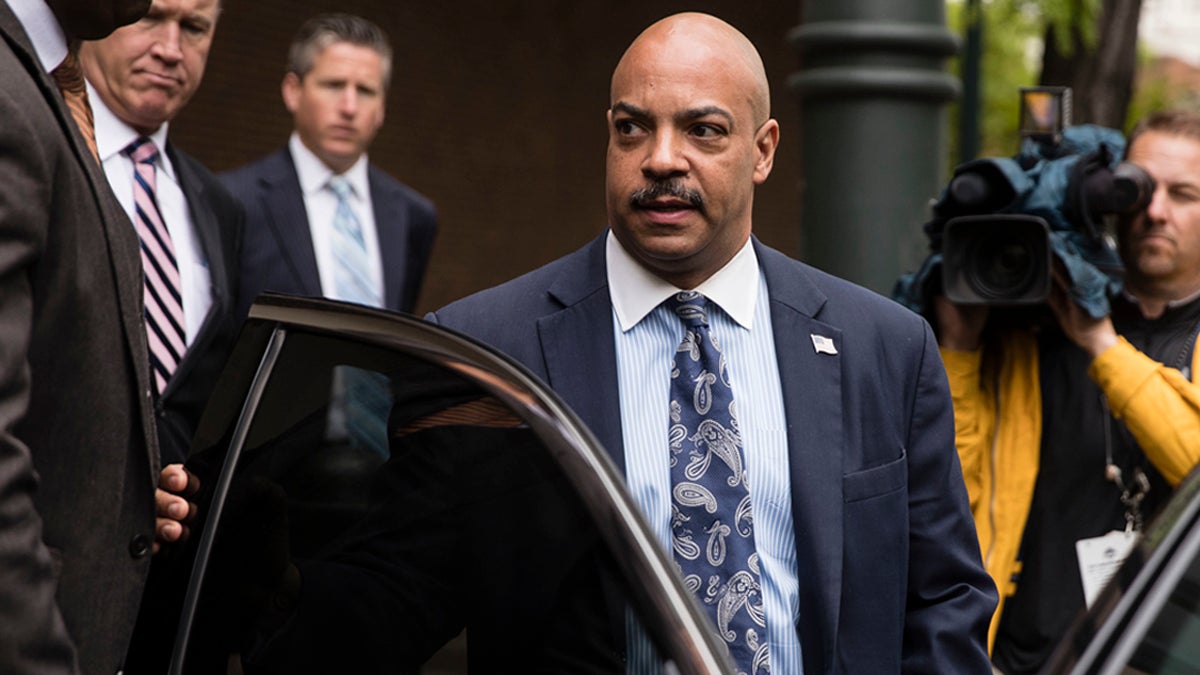  Philadelphia District Attorney Seth Williams departs after for his arraignment on additional charges in his bribery and extortion case at the at the federal courthouse in Philadelphia, Thursday, May 11, 2017. (Matt Rourke/AP Photo) 