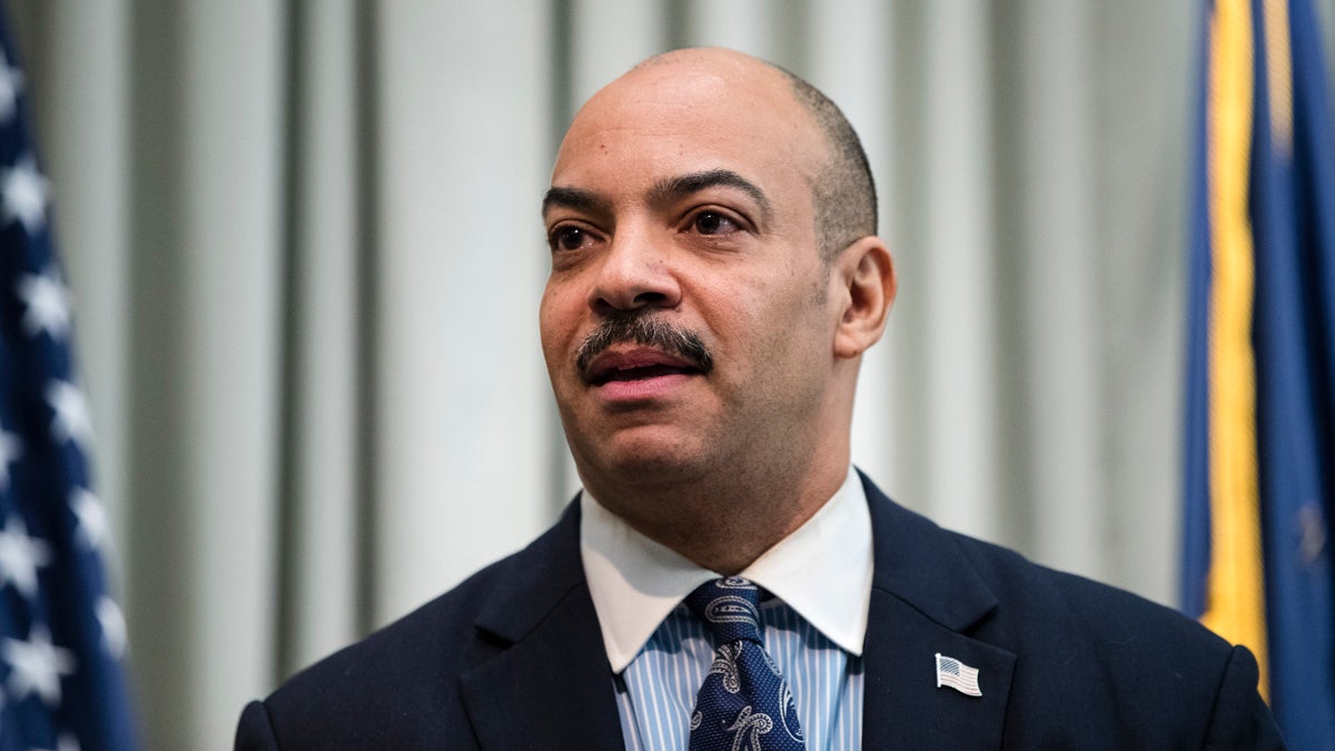  Philadelphia District Attorney Seth Williams pictured here in this  Friday, Feb. 10, 2017, file photo during a news conference in Philadelphia (Matt Rourke/AP Photo) 