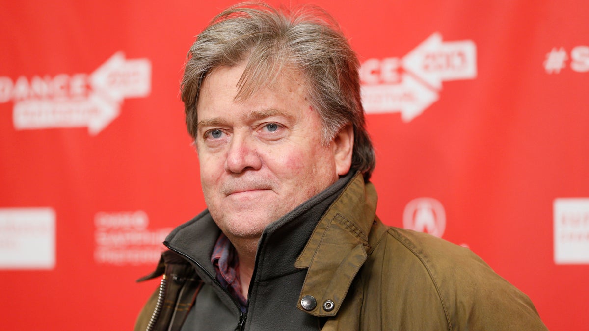 Executive producer Stephen Bannon poses at the premiere of 'Sweetwater' during the 2013 Sundance Film Festival on Thursday