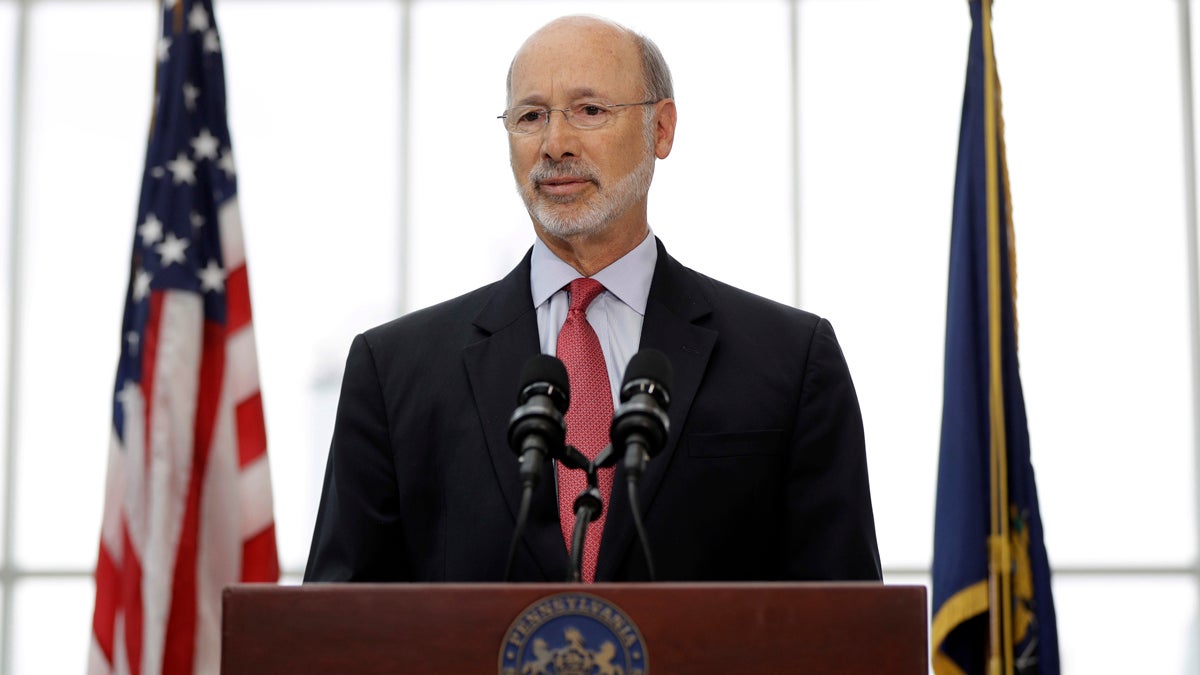 Pennsylvania Gov. Tom Wolf says the state is cutting  thousands of unfilled state jobs. (AP file photo)