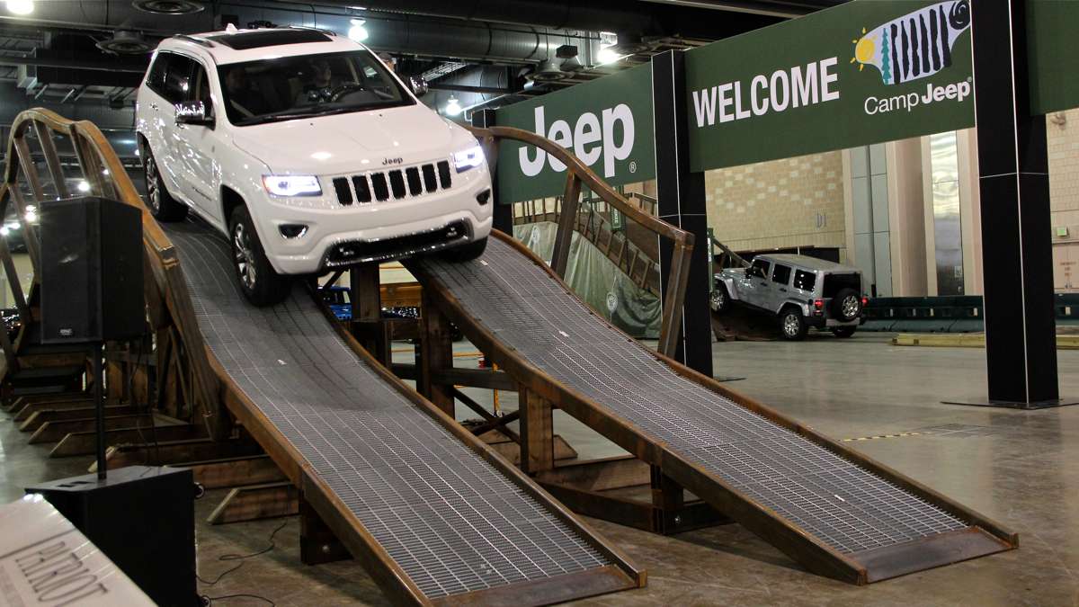 Camp Jeep allows visitors to have an off-road experience.