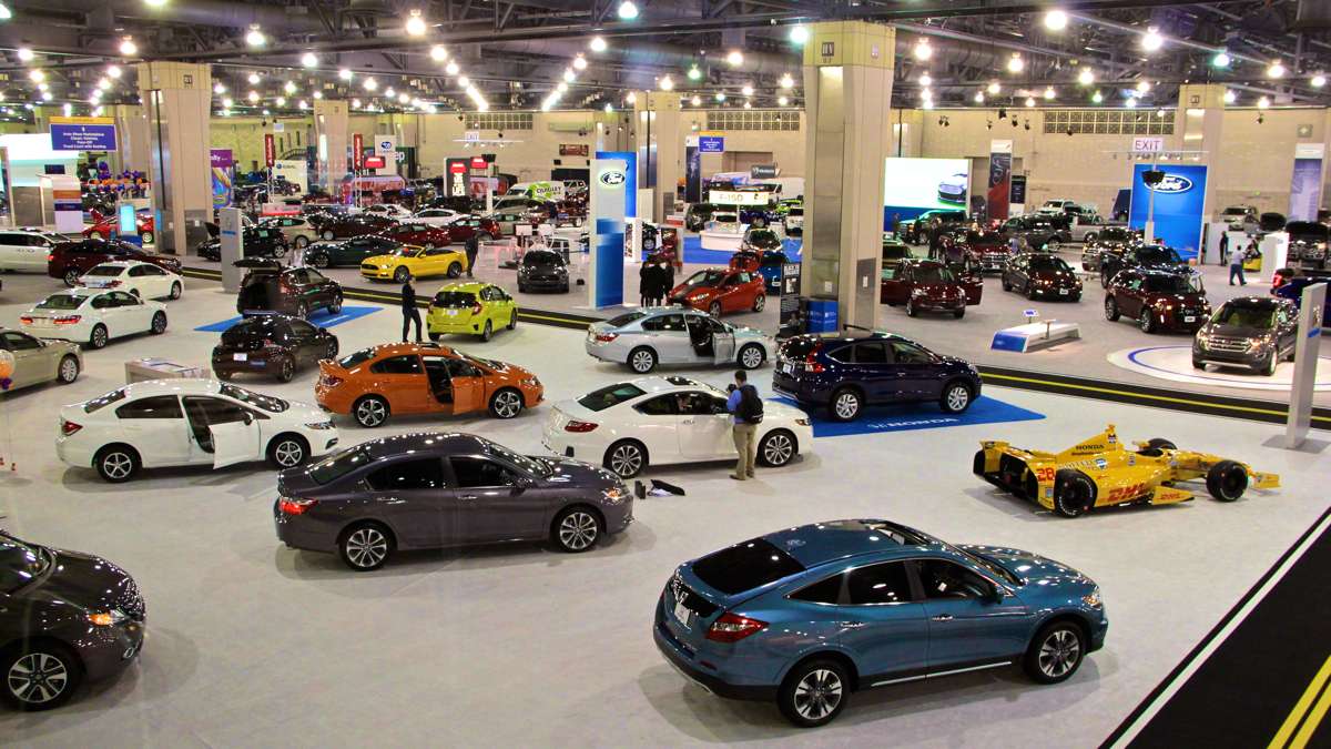 The Philadelphia Auto Show opens to the public this weekend. (Emma Lee/WHYY)