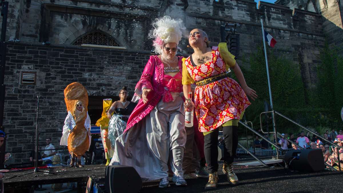 The Bearded Ladies Cabaret blends a camp account of the French Revolution with a satirical look at current events