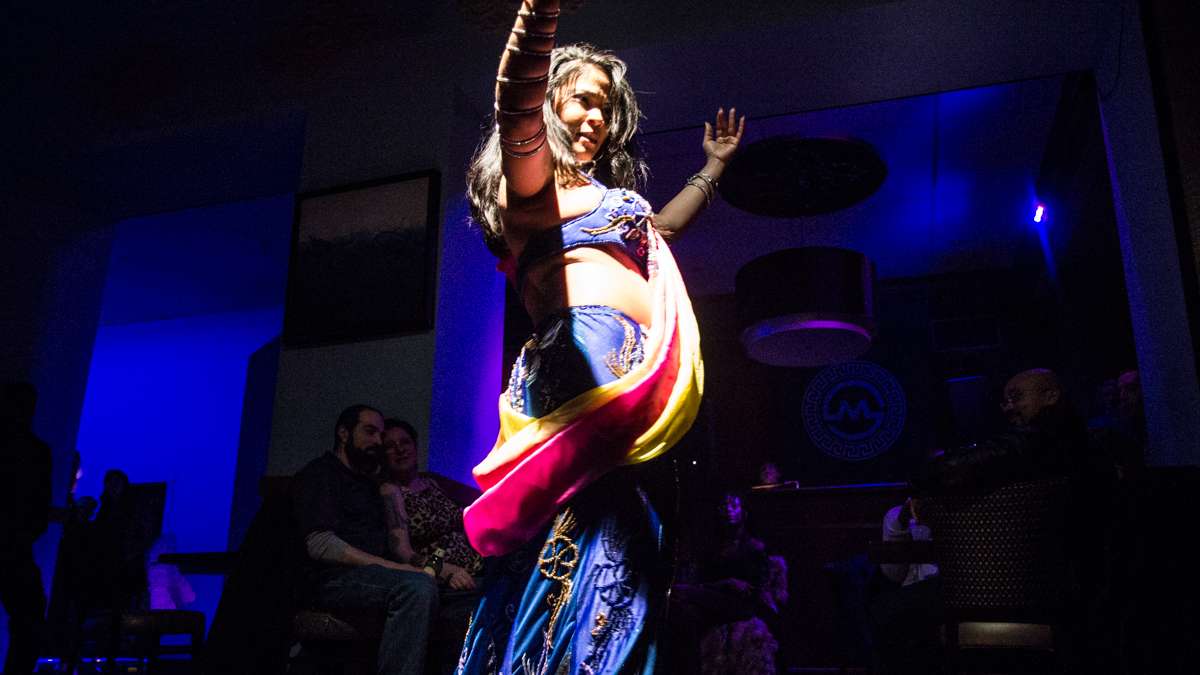 Dancer Dellaneira performs at the 5th annual Belly Dancers Fight for Air.