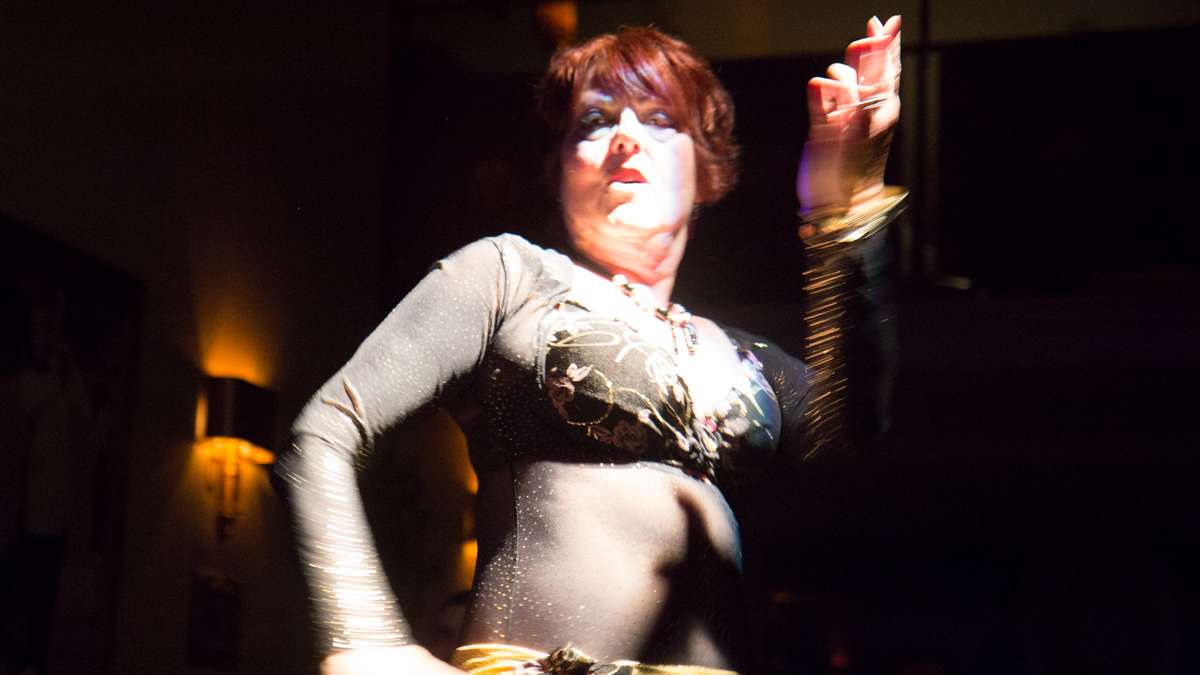 Dancer Alimah performs at the 5th annual Belly Dancers Fight for Air.
