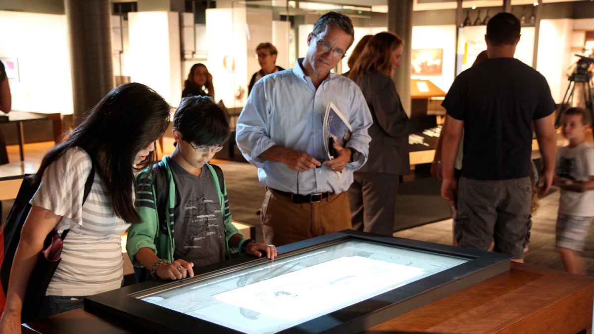 Much of the museum focuses on interactive touch screen lessons and animations.