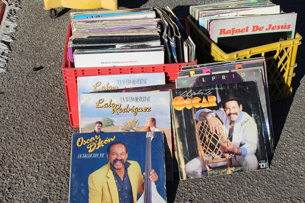 <p><p>Find old salsa LPs from the greatest Latin bandleaders at the Berlin Farmers Market. (Elisabeth Perez-Luna/WHYY)</p></p>
