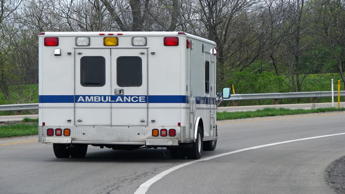  <a href=“https://www.bigstockphoto.com/search/?contributor=Sheri,Armstrong>Ambulance responding to an emergency (Courtesy BigStockPhoto</a> 