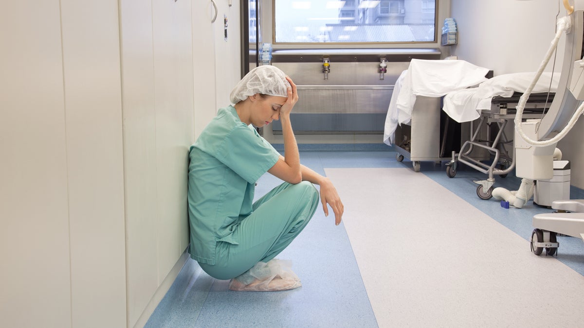  Burnout and depression among all doctors have been getting worse for 10 years, says Dr. John Becher of the Philadelphia College of Osteopathic Medicine. (Leaf/Bigstock) 