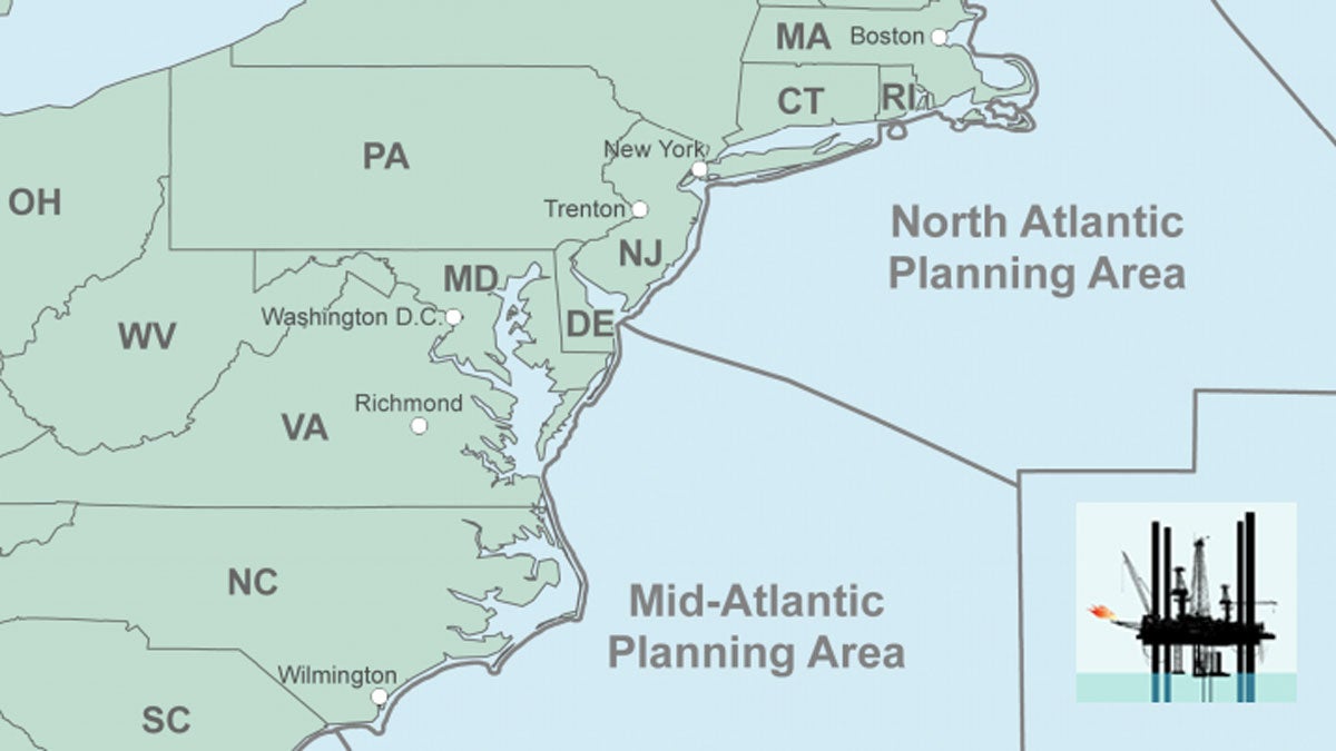  (Planning map of the Bureau of Ocean Energy Management) 