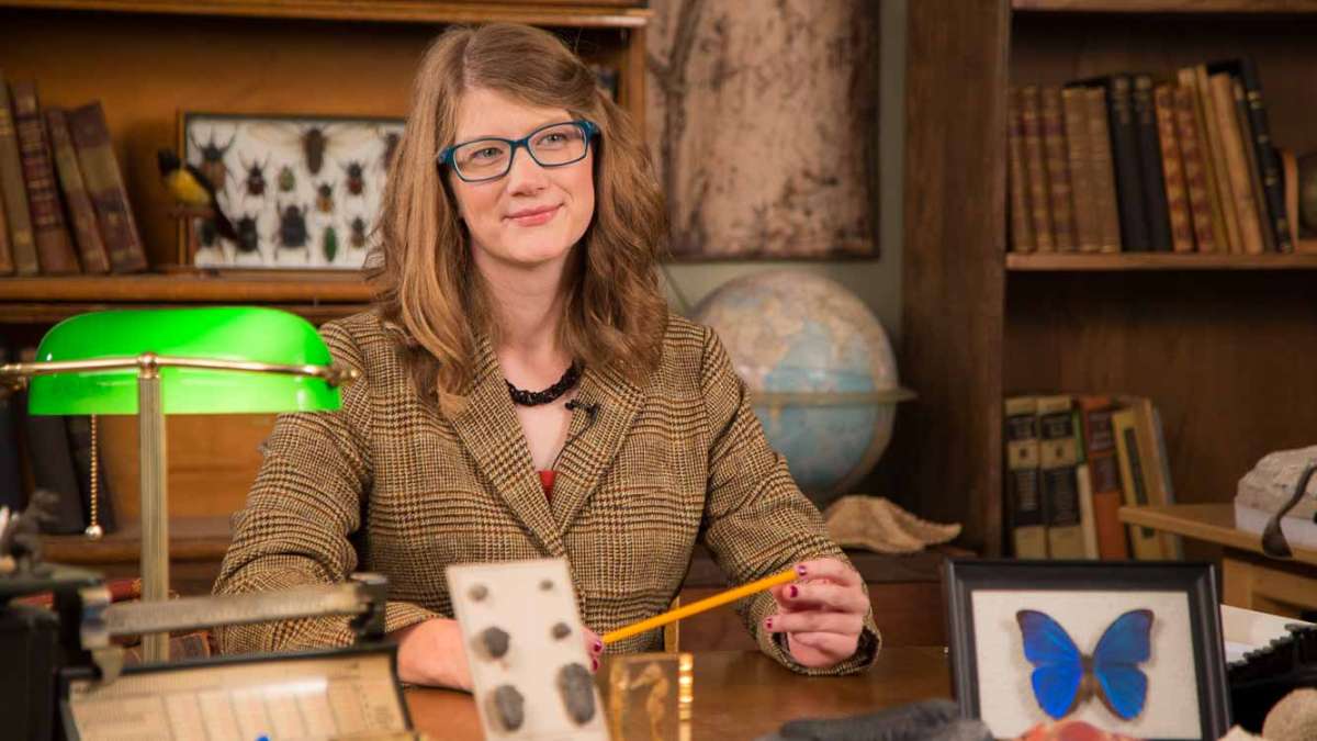 Through her web series, Emily Graslie explores natural history museums. (Courtesy of Sheheryar Ahsan of The Field Museum)