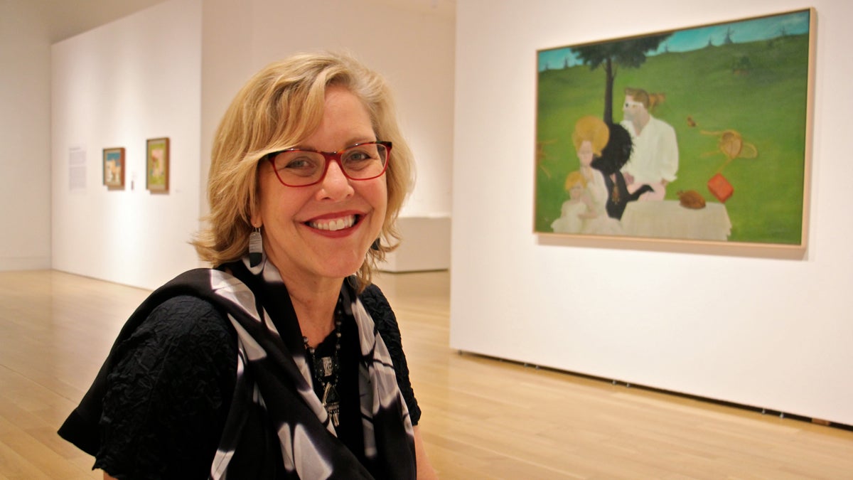  Brooke Davis Anderson is the new director of the museum at the Pennsylvania Academy of Fine Arts. (Emma Lee/WHYY) 