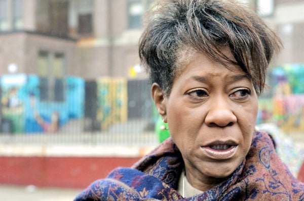 On a dreary day for canvassing, State Rep. Rosita Youngblood. (Bas Slabbers/for NewsWorks)