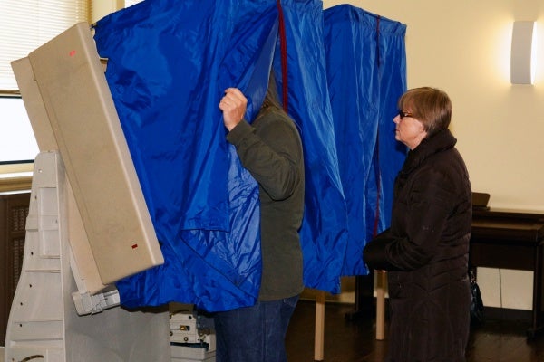 Voters during the 2012 general election in . (Bas Slabbers/for NewsWorks)
