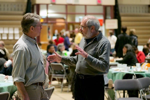 <p><p>Mike McGrath of WHYY’s “You Bet Your Garden” is at the event as a special guest and to answer any questions regarding gardening. (Bas Slabbers/for NewsWorks)</p></p>
