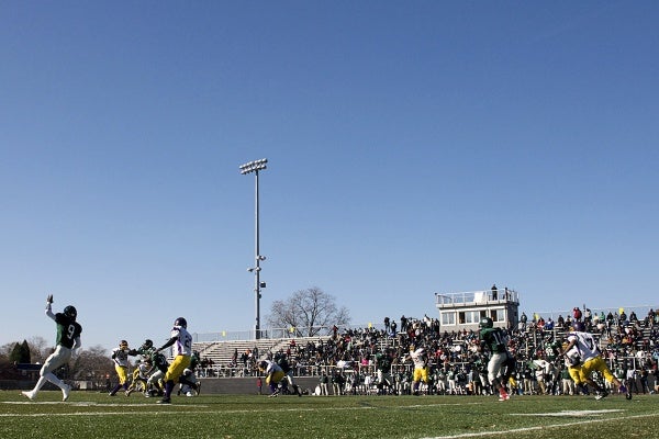 <p><p>The Benjamin L. Johnston Stadium stands weren't filled to capacity this year. (Bas Slabbers/for NewsWorks)</p></p>
