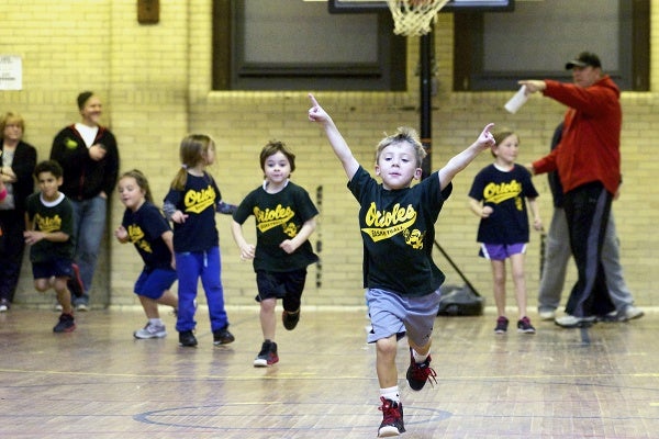 <p><p>A young player celebrates as he makes his way to the other side of the court. (Bas Slabbers/for NewsWorks)</p></p>
