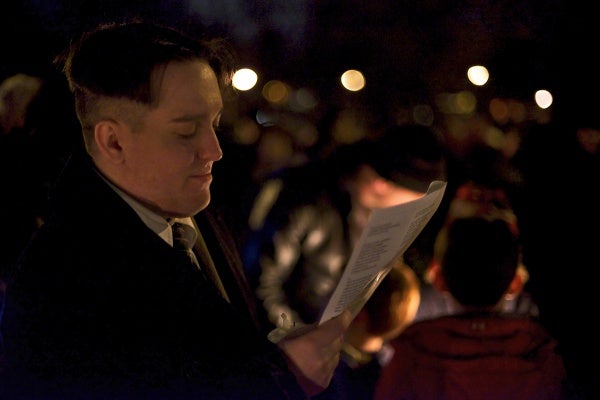 <p><p>This was the 27th annual carol sing at McMichael Park. (Bas Slabbers/for NewsWorks)</p></p>
