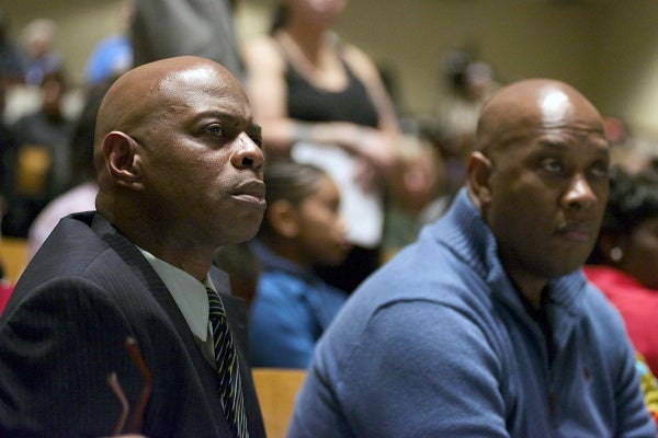 <p><p>State Rep.-elect Stephen Kinsey and state Rep. Dwight Evans. (Bas Slabbers/for NewsWorks)</p></p>
