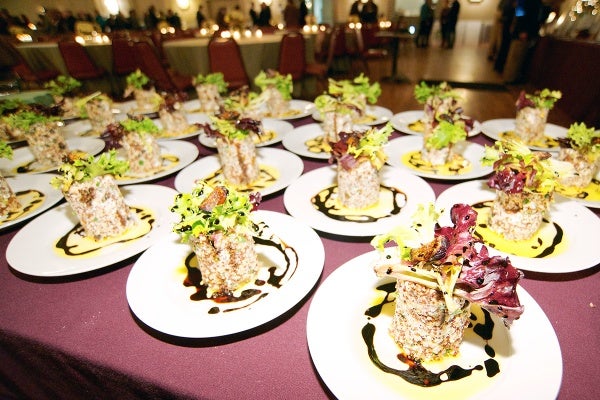 <p><p>Earth, Breath + Brewery, Avenida, Geechee Girl Rice Café, Trolley Car Diner and Little Jimmie's Bakery Café provided food for the event. This is the quinoa salad with figs by Earth, Bread + Brewery. (Bas Slabbers/for NewsWorks)</p></p>
