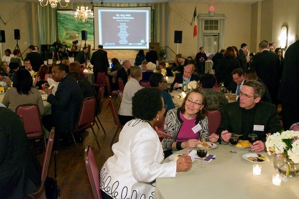 <p><p>'Guess Who's Coming To Dinner?' is held at the Commodore Barry Club. (Bas Slabbers/for NewsWorks)</p></p>
