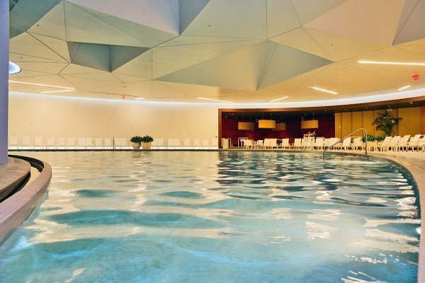 <p>A view on the indoor/outdoor swimming pool of the O2 area of the Revel Resort. (Bas Slabbers/for NewsWorks, file)</p>
