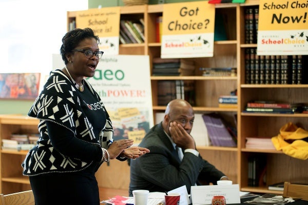<p><p>Darlene Callands, BAEO's chapter president and CEO, said the event was intentionally planned for National Choice Month. (Bas Slabbers/for NewsWorks)</p></p>
