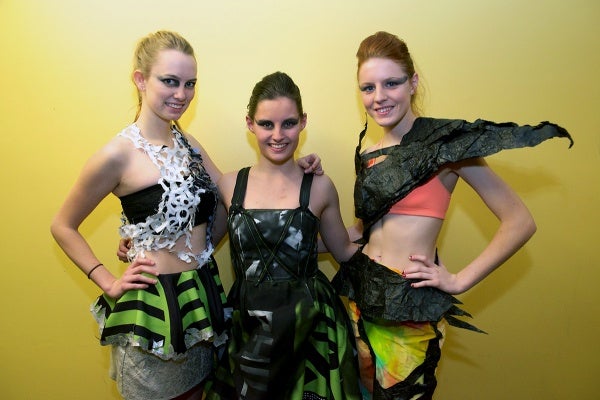 <p><p>Design X models show off creations by Phila U. fashion design students. (Bas Slabbers/for NewsWorks)</p></p>

