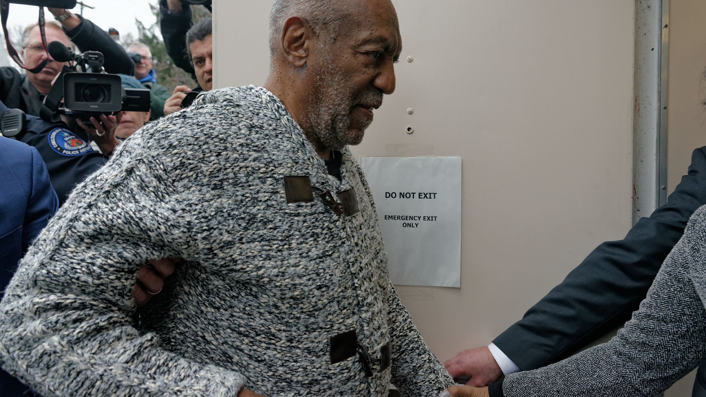 Bill Cosby arrives at Montgomery County Courthouse in December