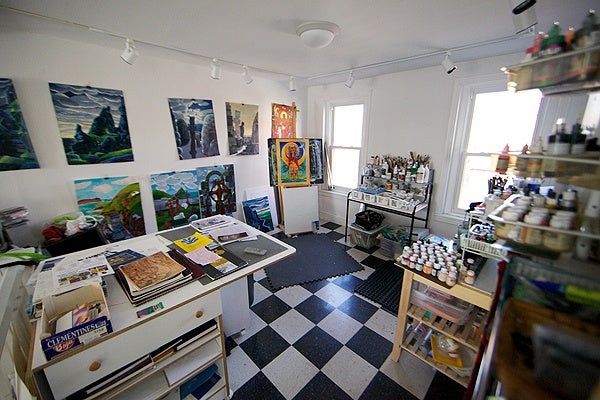 <p><p>Mickey McGrath's studio, in South Camden N.J.</p></p>
