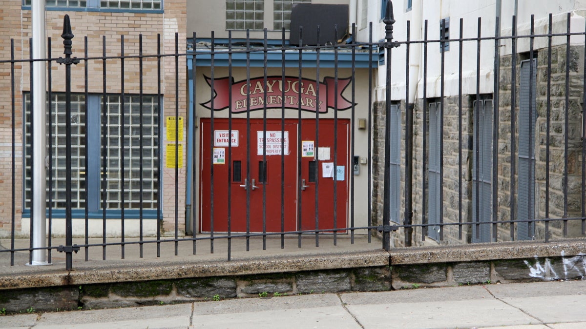  Five educators connected to Cayuga Elementary School in Philadelphia's Hunting Park neighborhood have been charged in connection with standardized test cheating. (Emma Lee/for NewsWorks) 