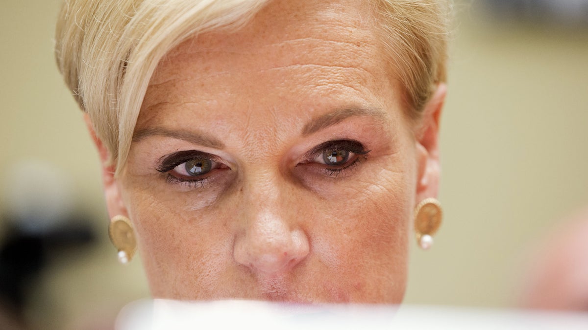  Planned Parenthood Federation of America President Cecile Richards looks at papers before testifying on Capitol Hill in Washington, Tuesday, Sept. 29, 2015, before the House Oversight and Government Reform Committee hearing on Planned Parenthood's taxpayer funding. (AP Photo/Jacquelyn Martin) 