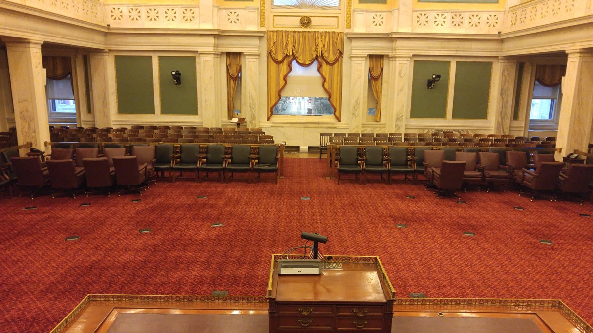 Philadelphia City Council chambers. (Tom MacDonald/WHYY)