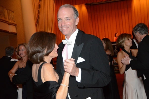 <p><p>John P. Devine, Charity Ball board vice president, and his wife, Bridget Devine enjoy a dance at the 133rd Philadelphia Charity Ball (Photo courtesy of Sabina Louise Pierce)</p></p>
