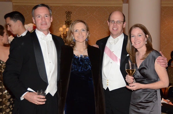 <p><p>Brian Crochiere (left), Elizabeth Cooke, Peter F. Cooke, Executive Vice President and former President of the Board of Directors, and Cindy Crochiere. (Photo courtesy of Sabina Louise Pierce)</p></p>
