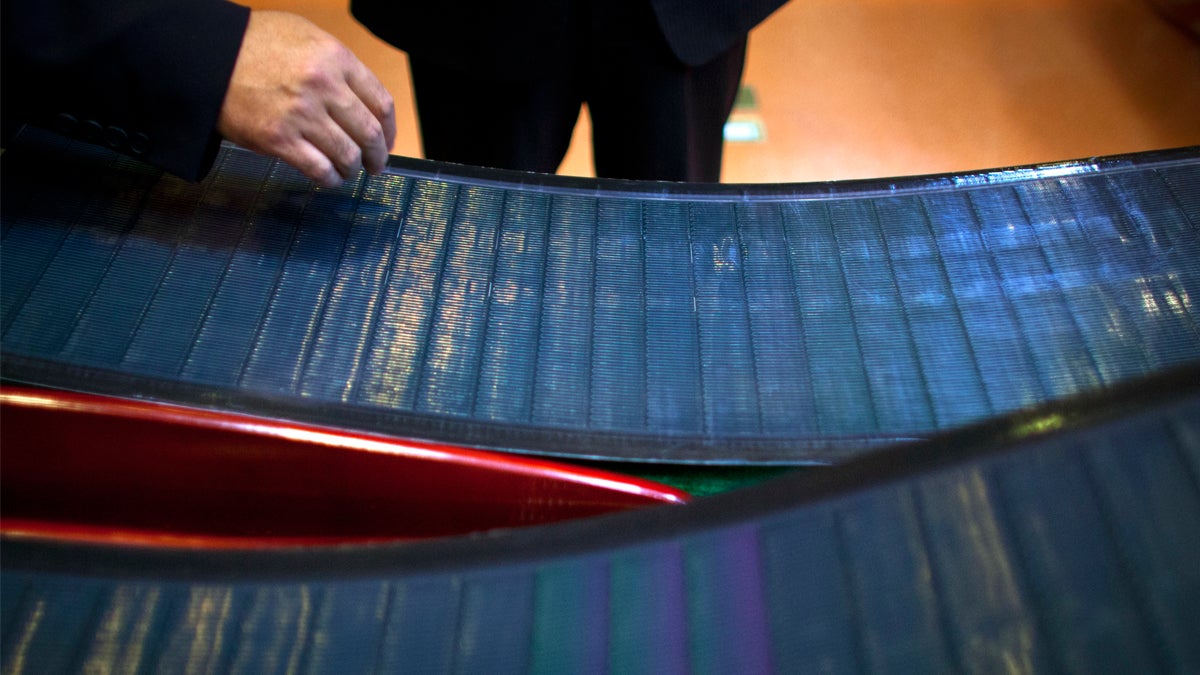  Hanergy Group, the Chinese company that bought MiaSole, a California producer of thin-film solar panels, in January said it can make a success of the emerging technology where others have suffered huge losses. The nation is now  rethinking the incentives it pumps into its solar industry. (AP Photo/Alexander F. Yuan) 