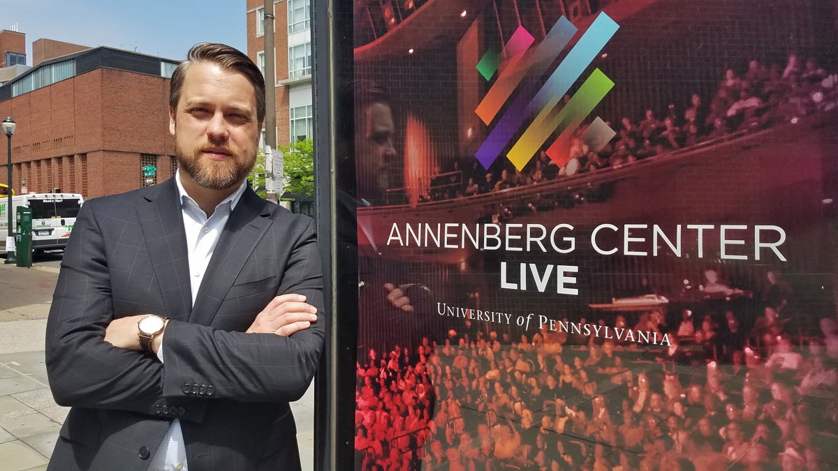  Christopher Gruits is the new executive and artistic director of the Annenberg Center. (Peter Crimmins/WHYY) 