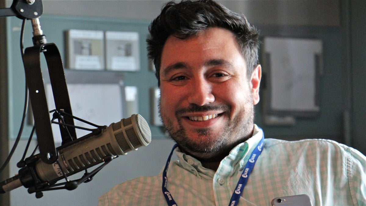  Chris Mustazza of PennSound at WHYY. (Emma Lee/WHYY) 