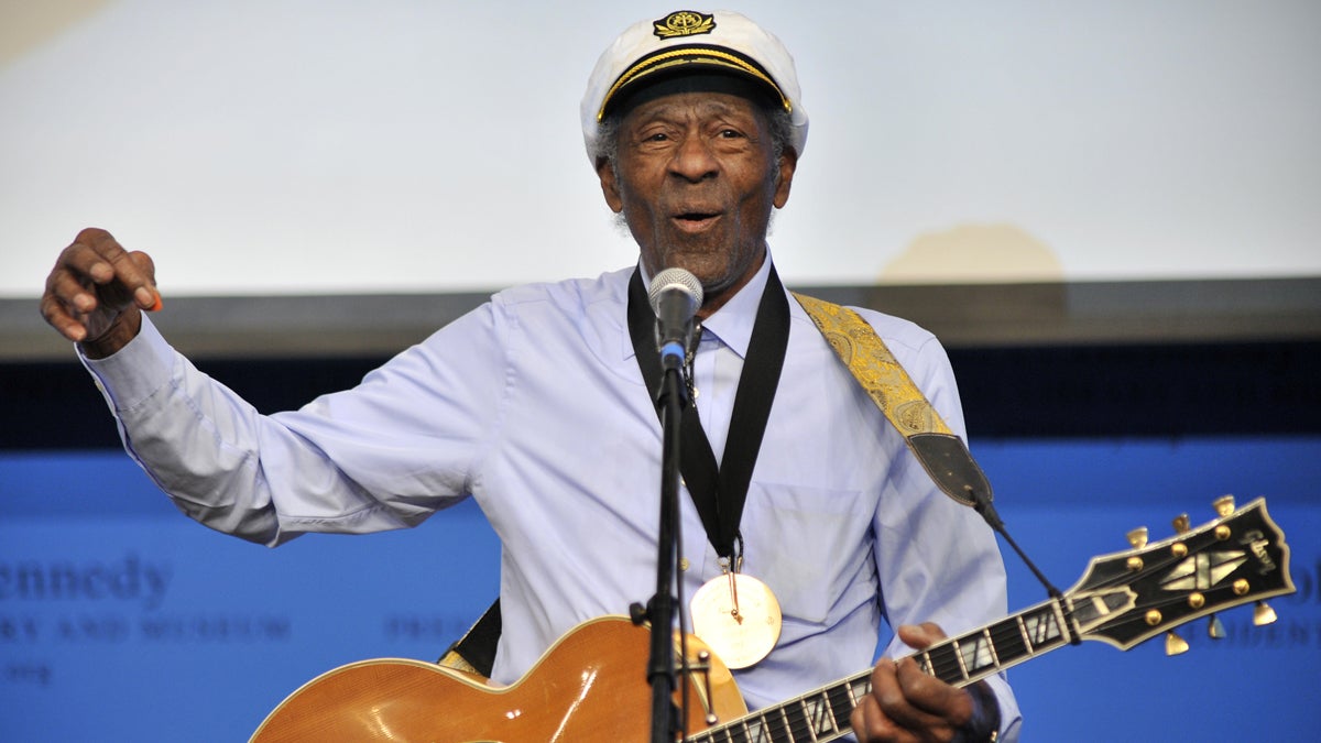  This Feb. 26, 2012 file photo, musician Chuck Berry plays 