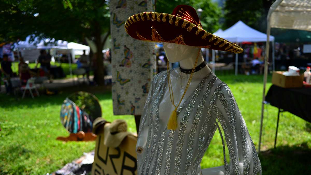 Arts, crafts and food vendors line the paths and provide a variety flavors for everyone to choose from during the annual Clark Park Festival in West Philadelphia