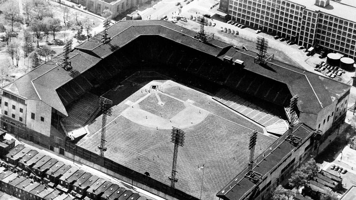  Aerial view of Connie Mack Stadium in Philadelphia. (AP Photo, file) 