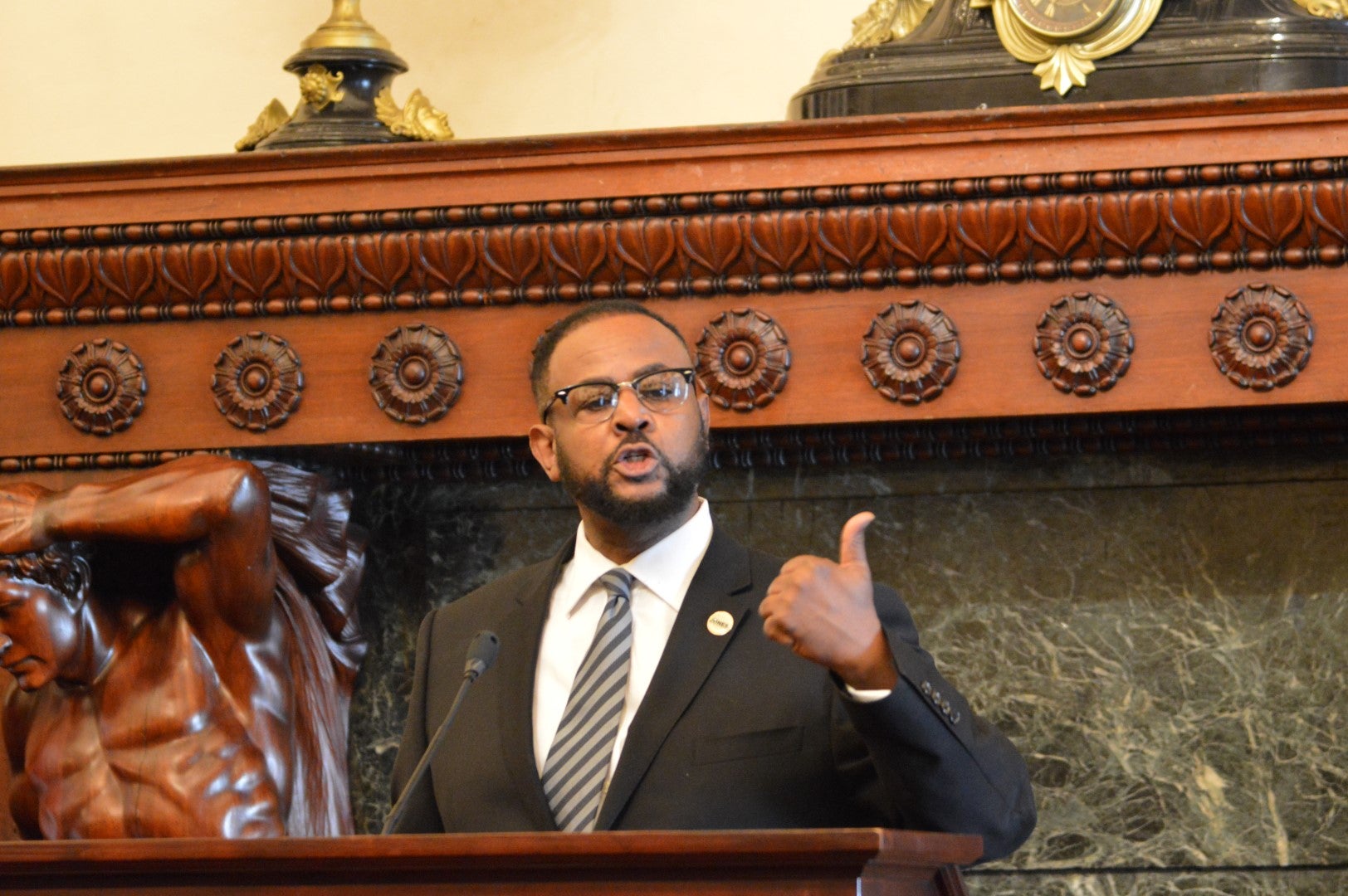  Philadelphia Councilman Curtis Jones has introduced a bill that would mandate landlords in gentrifying neighborhoods give  residents six months' notice before eviction. (NewsWorks file) 