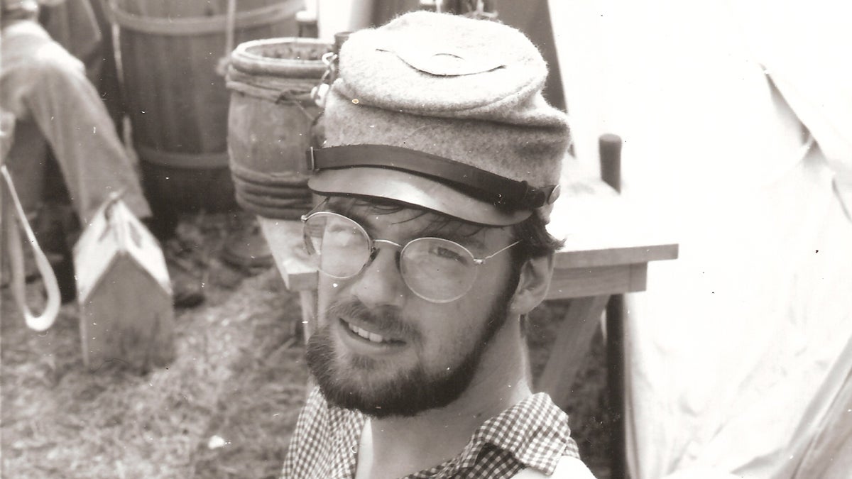  The author at the 130th anniversary reenactment of the Battle of Gettysburg, July 3, 1993. (Image courtesy of Michael Carolan) 